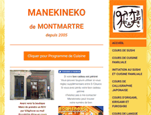 Tablet Screenshot of manekinekodemontmartre.fr